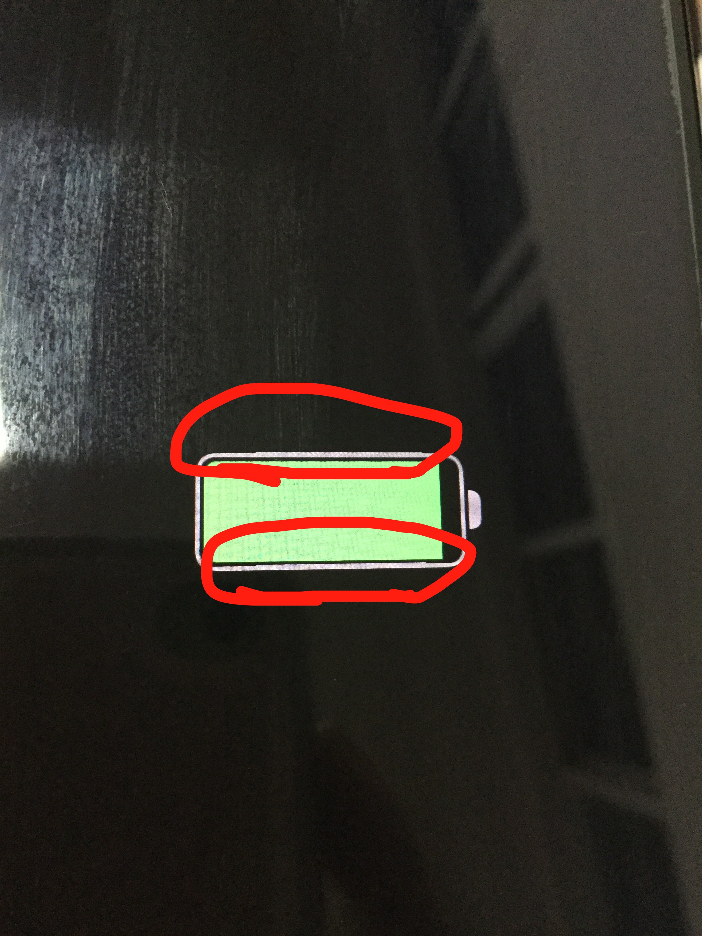 ipad关机充电标志图片