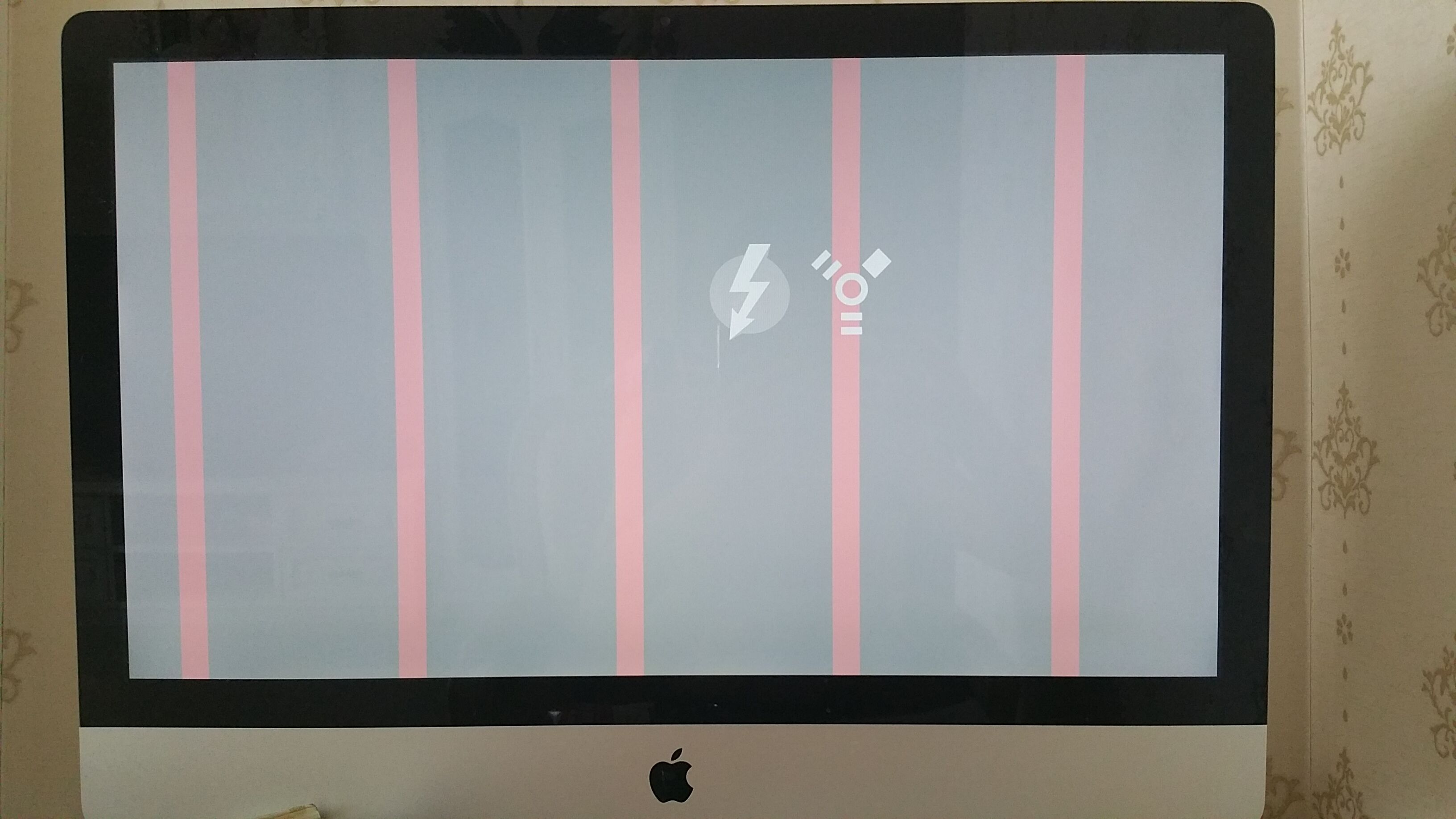 imac无法开机开机花屏求帮助