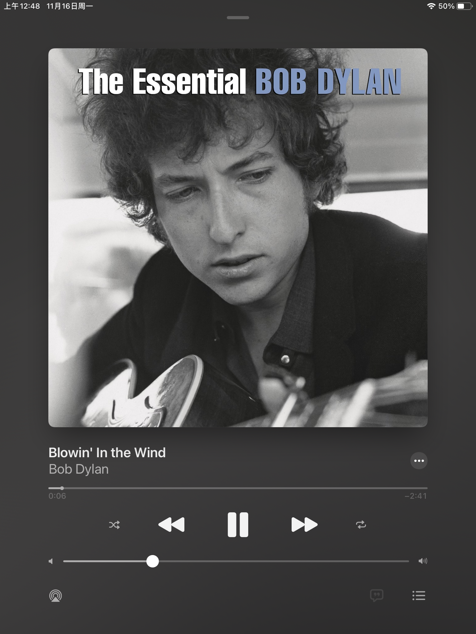 Ipad中的音乐app中播放音乐时不能显示歌词 Apple 社区