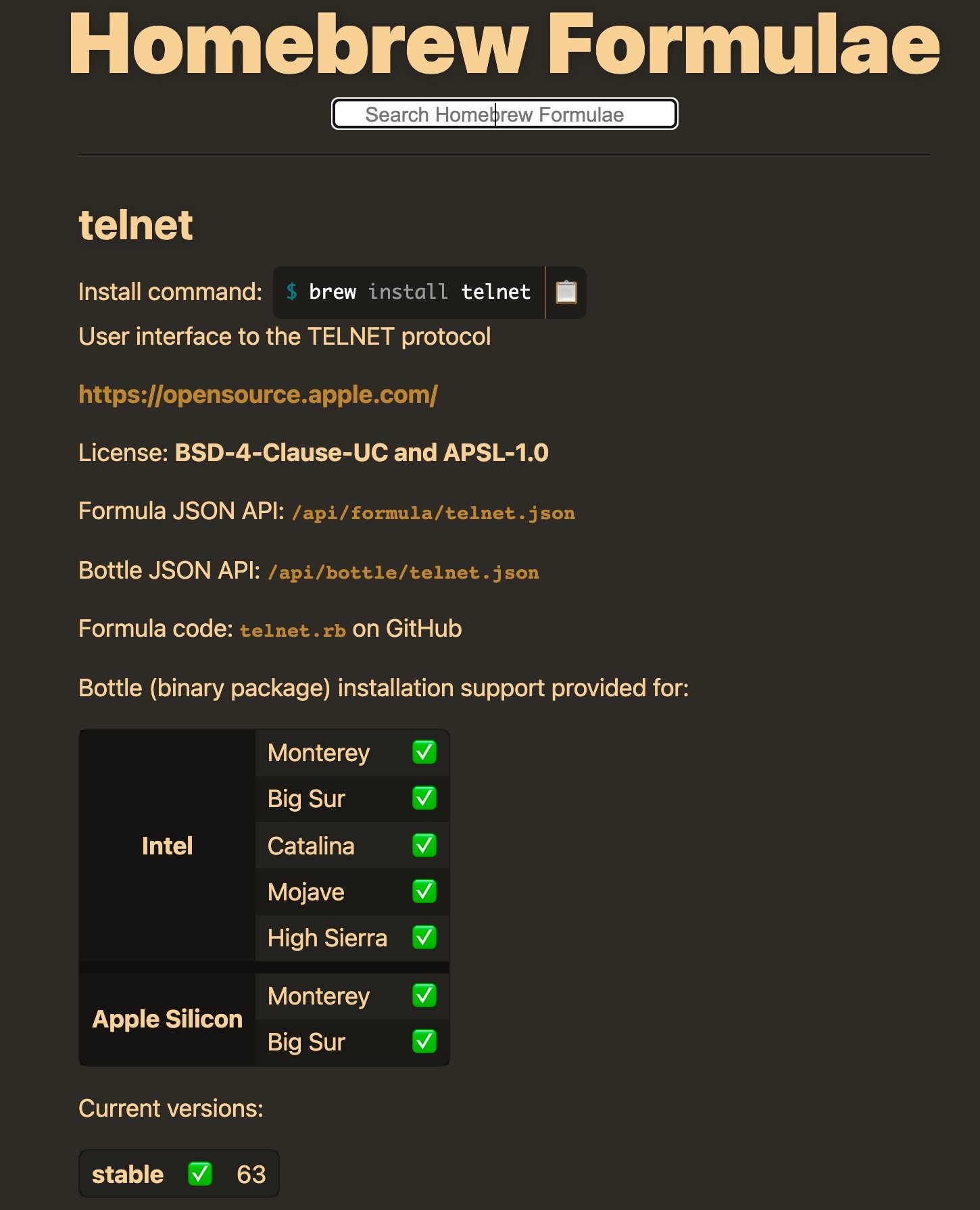 問題問macosmonterey沒法安裝telnet