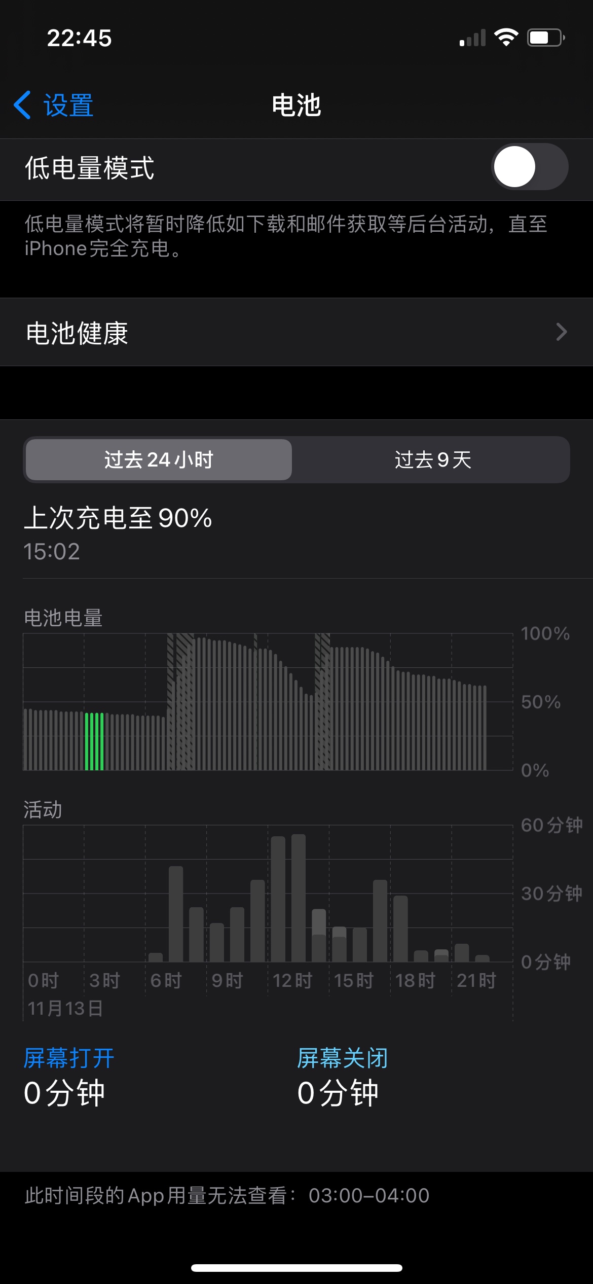 iphone12晚上掉电百分十以上