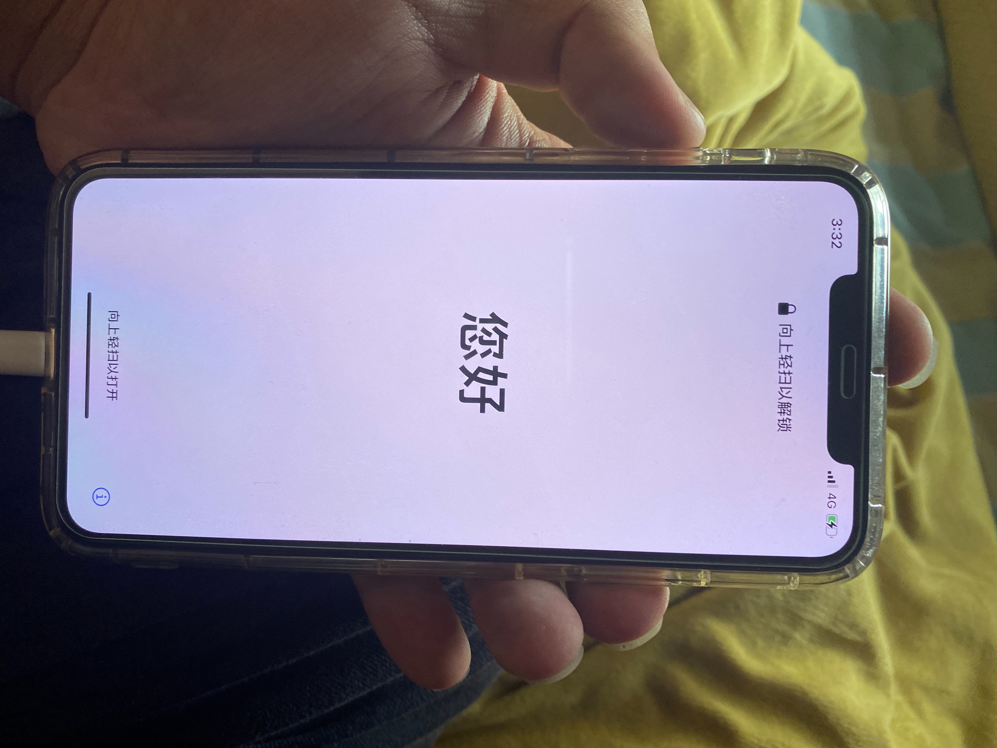 iphone激活后开机显示hello
