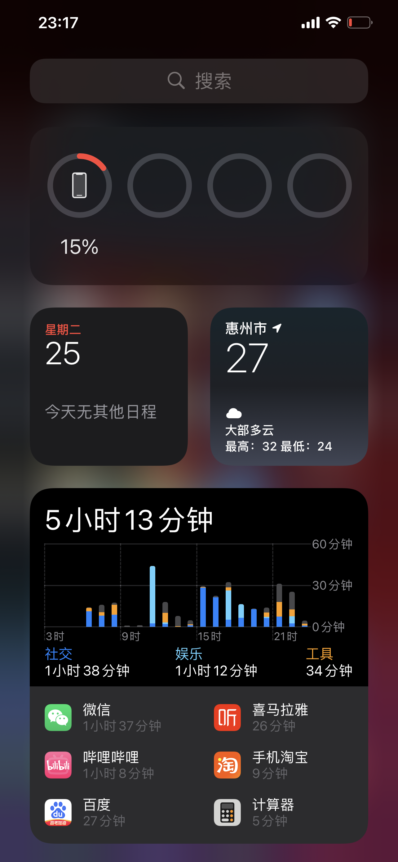 手机没电还有2%的截屏图片