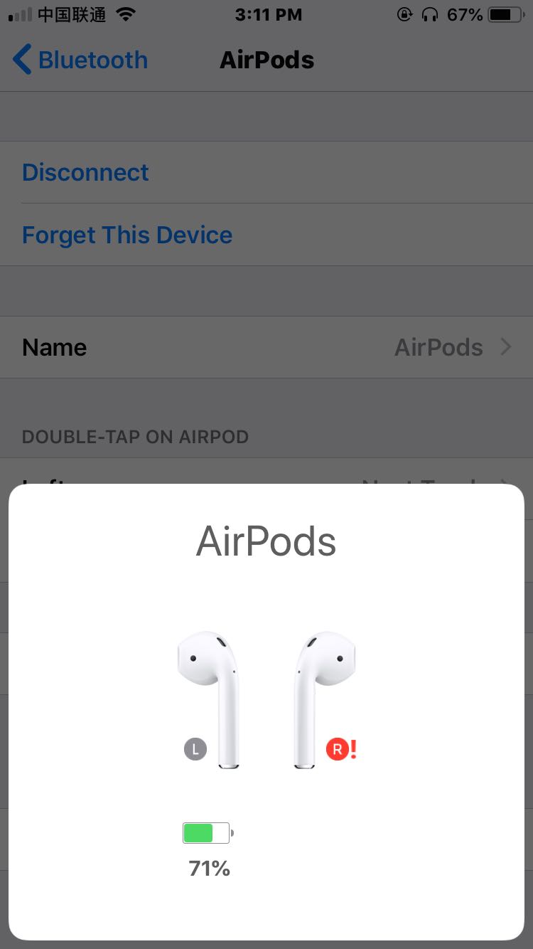 airpods2 隔夜之后左耳满电右耳没电- Apple 社区