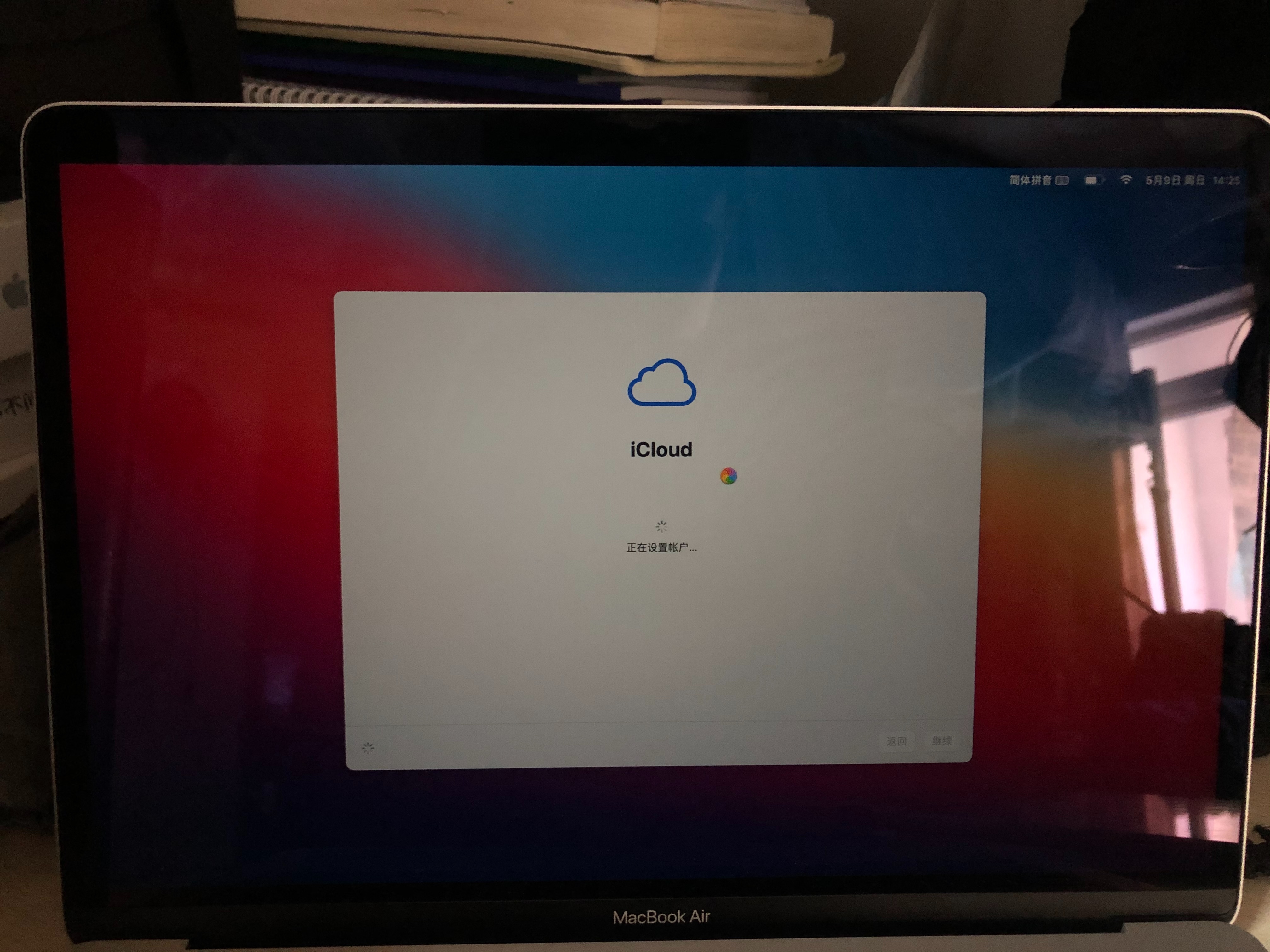 MacBook Air m1激活卡在iClou… - Apple 社区